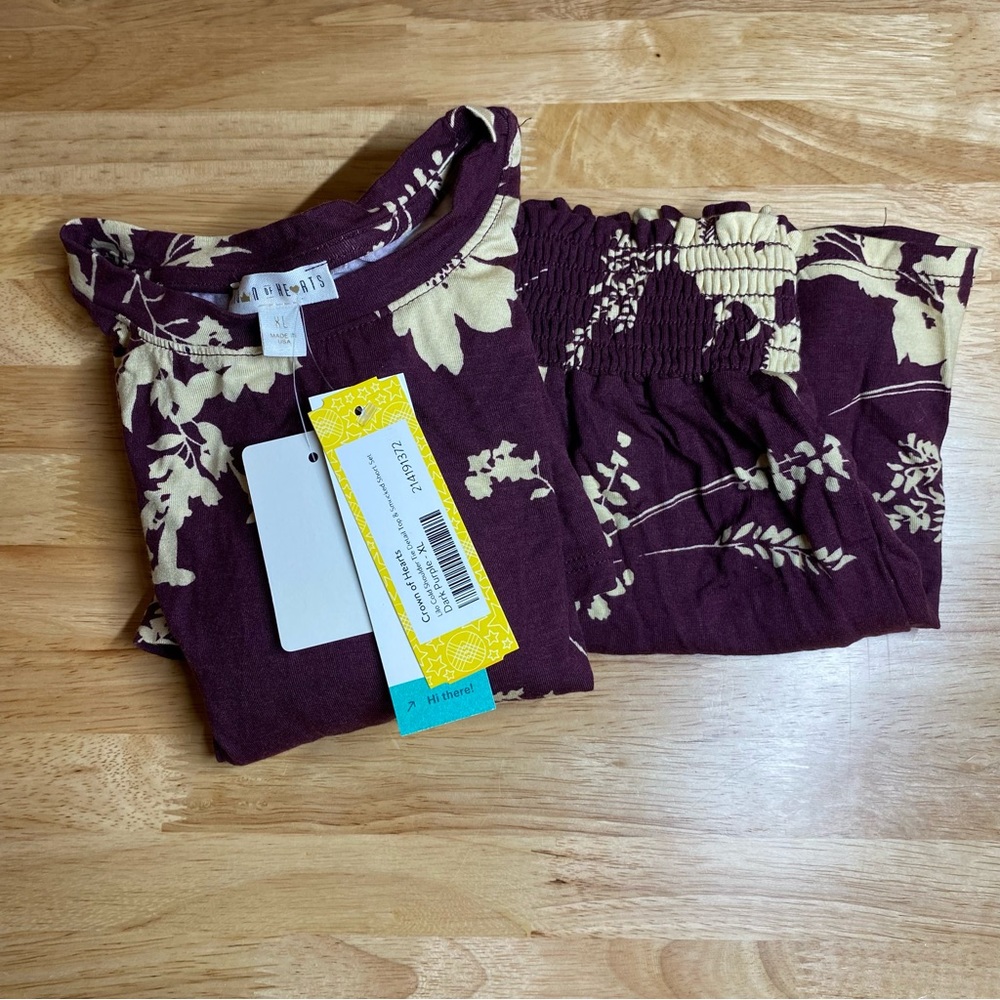 🌸3/$15🌸NWT Stitch Fix Crown of Hearts Matching Set